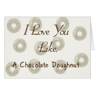 Cartão Chocolate Doughnut