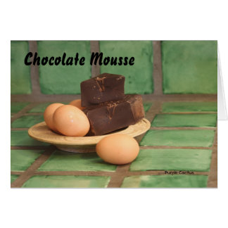 Cartão Chocolate Mousse