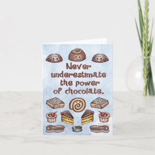 Cartão Chocolate Power Notecard