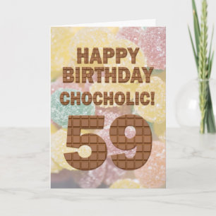 Cartão Chocolólico 59º Aniversário