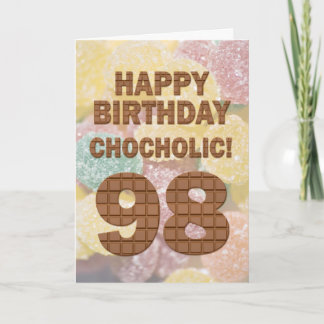 Cartão Chocolólico 98º Aniversário