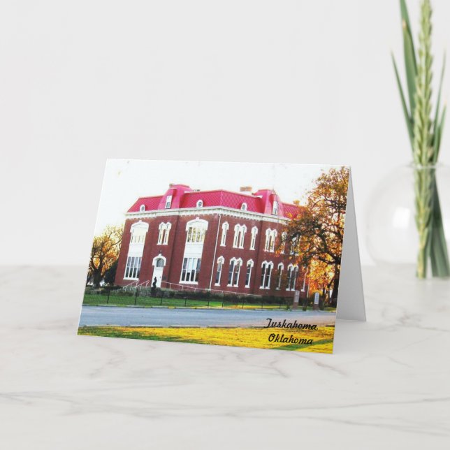 Cartão Choctaw Greeting Cards (Council House) (Frente)