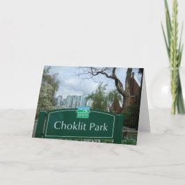 Cartão Choklit Park, Vancouver, BC Note Card