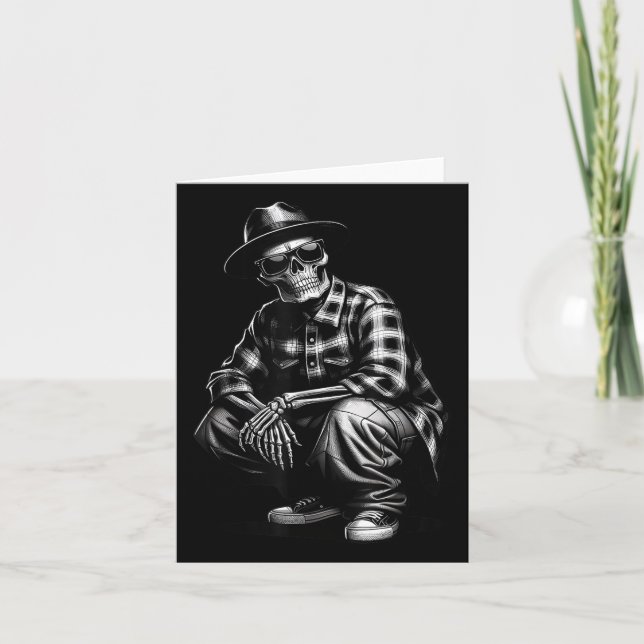 Cartão Cholo Chicano Homie Legal do Gangster Mexicano Ske (Frente)