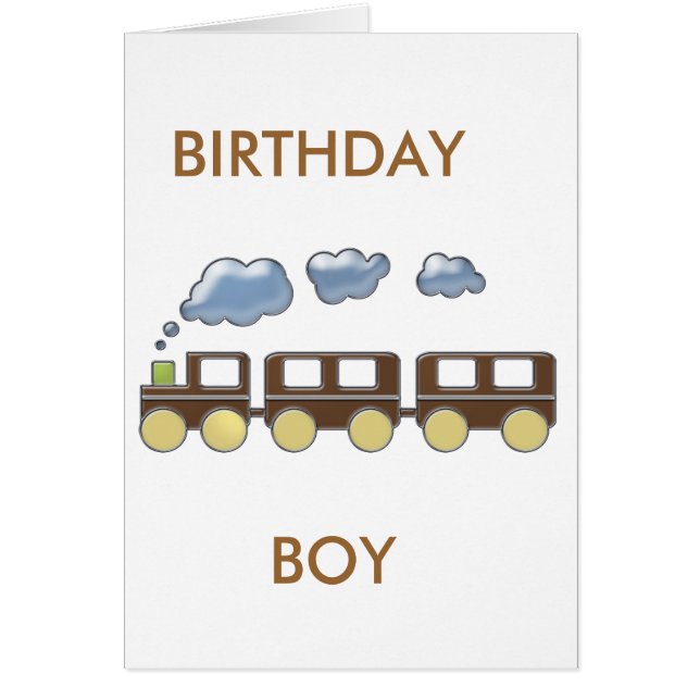 Cartão Choo Choo Train (Frente)