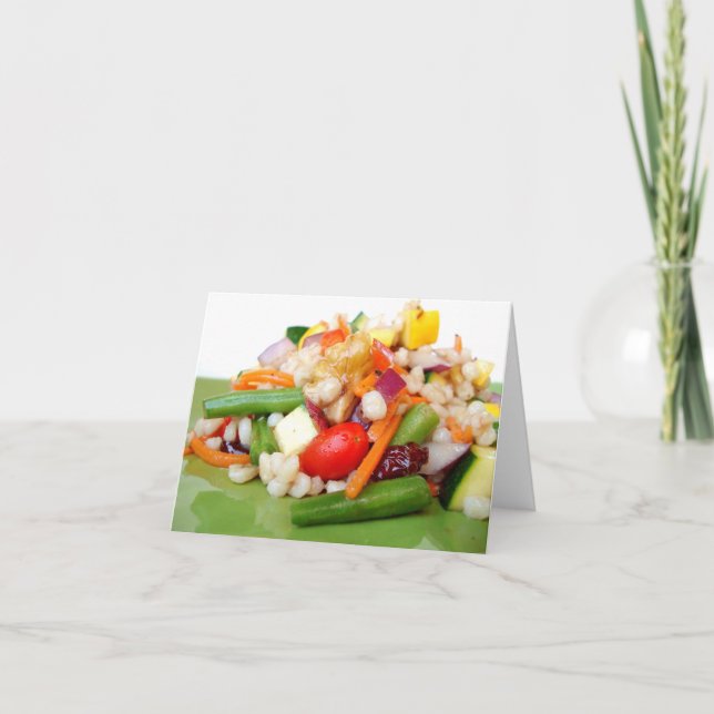 Cartão Chopped Salad Note Card - Customized (Frente)