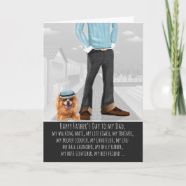 Cartão Chow Chow do Dia de os pais de Cães