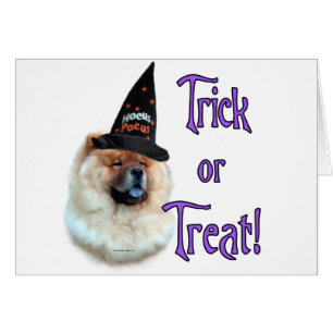 Cartão Chow Chow Trick