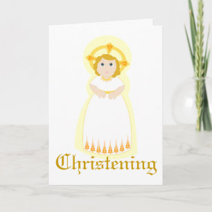 Cartão Christening-Personalizar