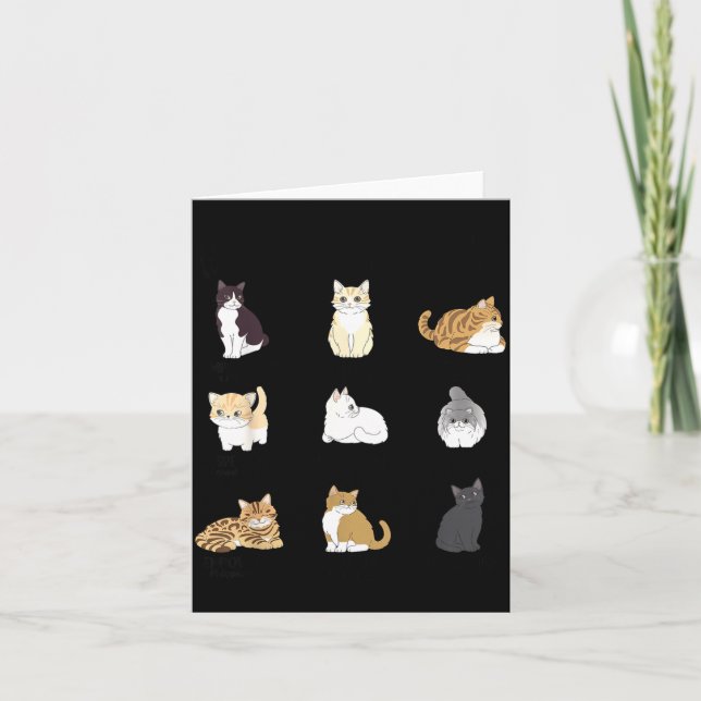 Cartão Christian Girl God Says I Am Cat Jesus Faith Bible (Frente)