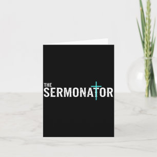 Cartão Christian O Sermonator - Pastor &amp; Pregador C