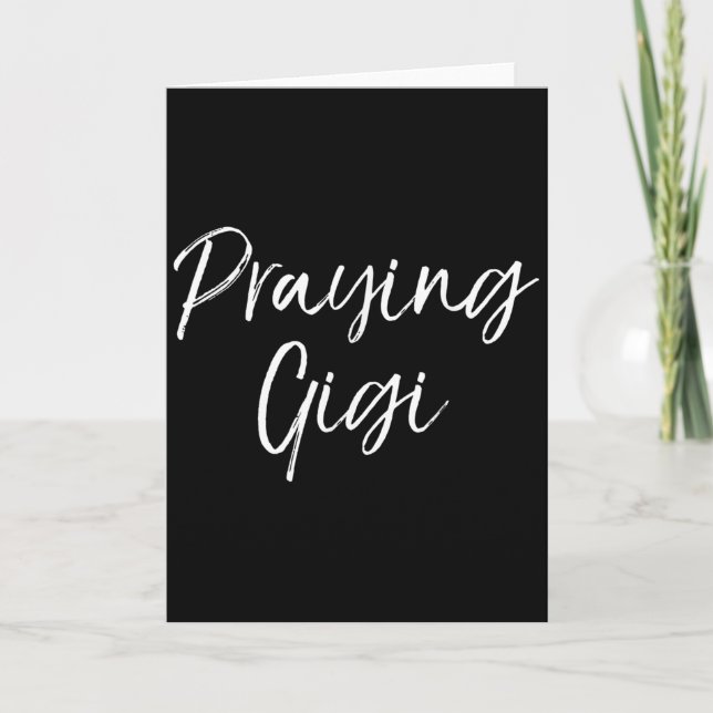 Cartão Christian Prayer Mother's Day Gift For Grandma Pra (Frente)