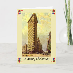 Cartão Christmas Card - Flatiron Building, New York City