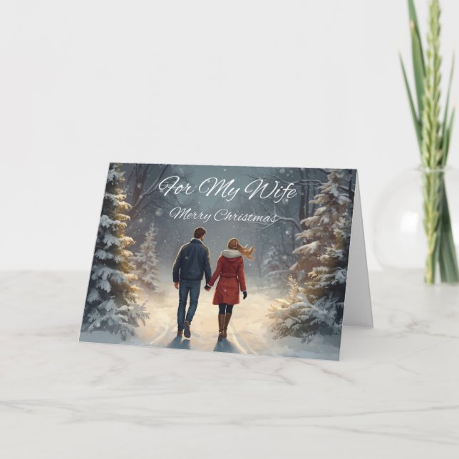 Cartão Christmas Card for my Wife (Frente)
