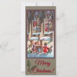Cartão Christmas Children Nativity Photocard