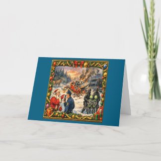 Cartão Christmas Crash Greeting Card