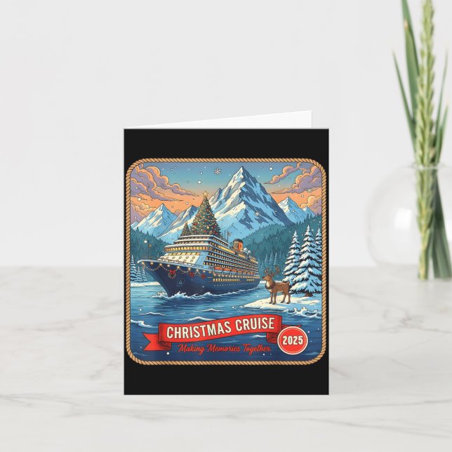 Cartão Christmas Cruise Group 2025 Making Memories Cruise (Frente)