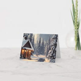 Cartão Christmas Folded Greeting Card