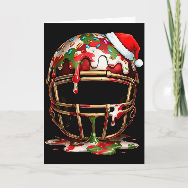 Cartão Christmas Football Drip Boys Ice Cream Drip Camo S (Frente)