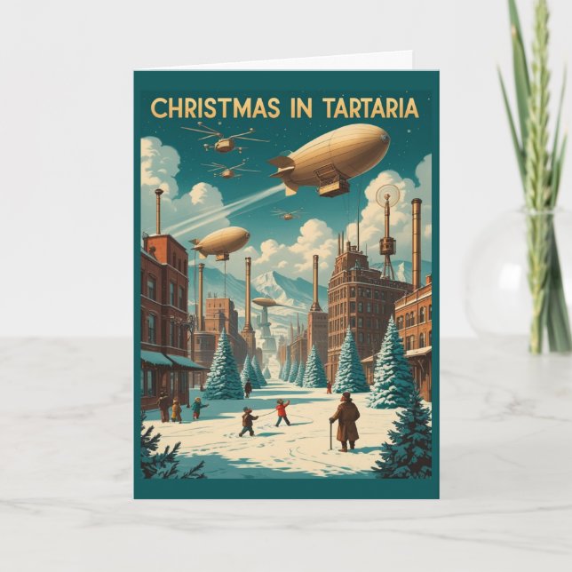 Cartão Christmas in Tartaria Card Alternate History  (Frente)