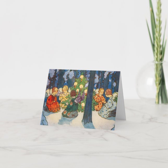 Cartão Christmas in the forest - Zdenek Guth (Frente)