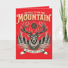 Cartão Christmas Reindeer