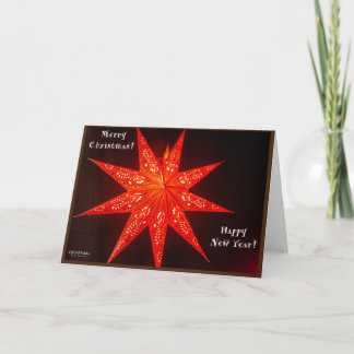 Cartão Christmas Star card