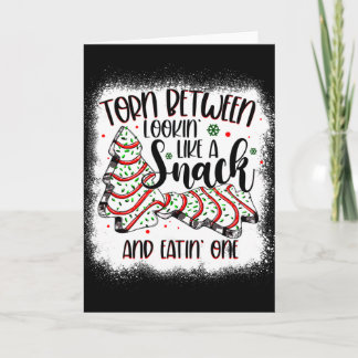 Cartão Christmas Tree Cake Torn Between Lookin Like A Sna