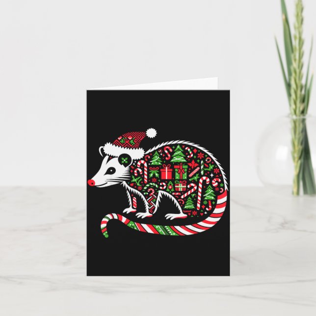 Cartão Christmas Tree Candy Ssum Santa Christmas Womens M (Frente)