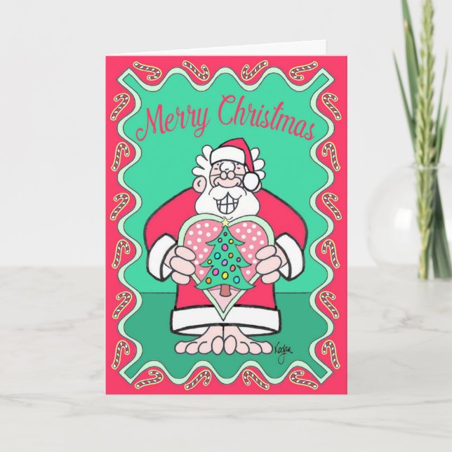 Cartão CHRISTMAS WITH "HEART" Christmas Card (Frente)