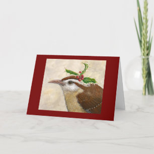Cartão Christmas Wren card