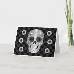Cartão Chrome Calavera (Rosa preto)