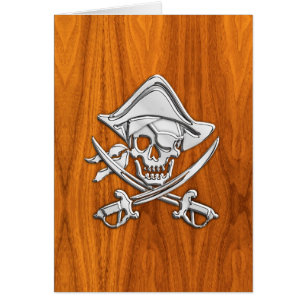 Cartão Chrome Like Pirate em Teak Veneza