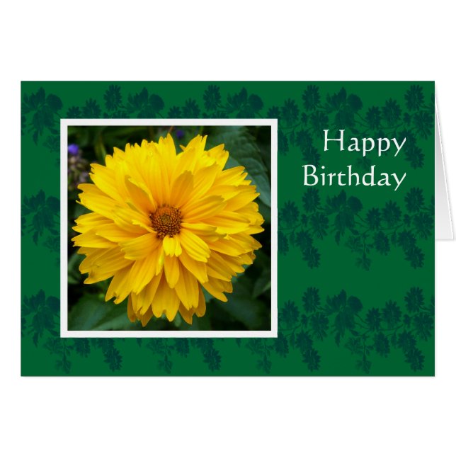 Cartão Chrysanthemum (Frente Horizontal)