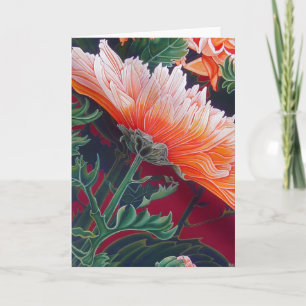 Cartão Chrysanthemum Greeting Card