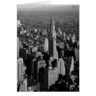 Cartão Chrysler Building New York Manhattan
