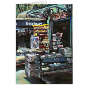 Cartão Chrysocolia Morning, Union Square, NYC