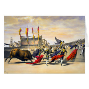 Cartão Chulos que joga a Bull