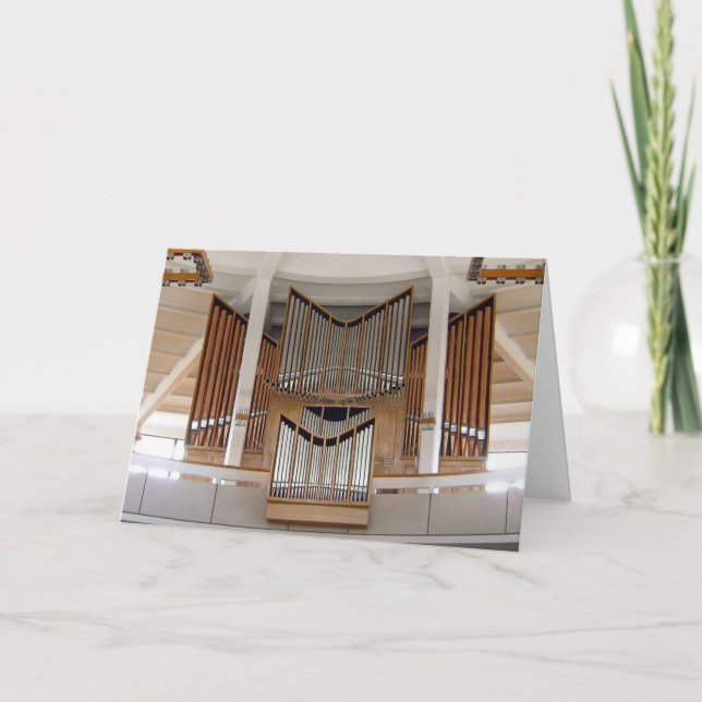 Cartão Church of our Lady, Rumia organ card (Frente)