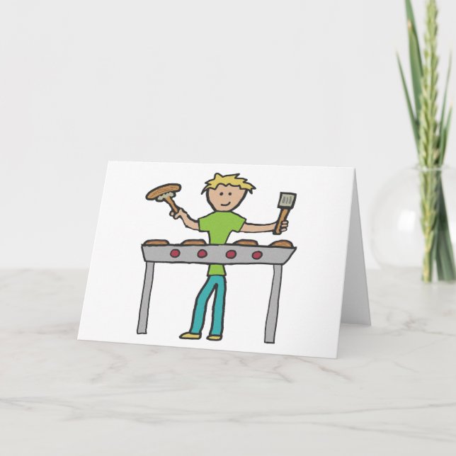 Cartão Churrasco Barbecue Grillmaster (Frente)