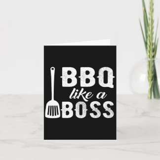 Cartão Churrasco Como Um Chefe Frase De Enthusista De Chu