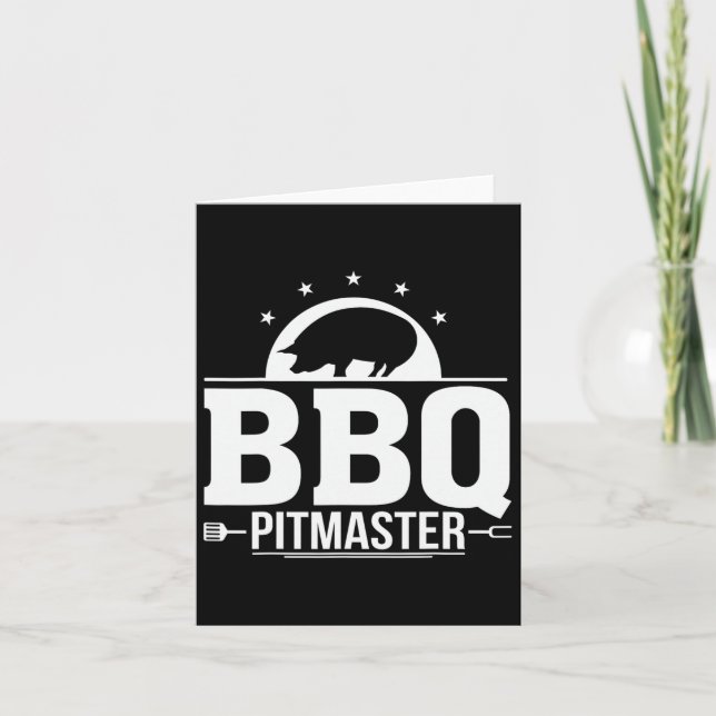 Cartão Churrasco Pitmaster Grill Master Tee Para Pistas D (Frente)