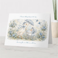Chuva de Bebê Mother Goose Blue Rose Standards