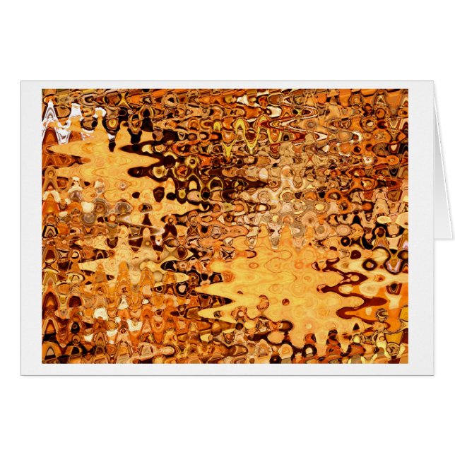 Cartão Chuva do outono (Frente Horizontal)