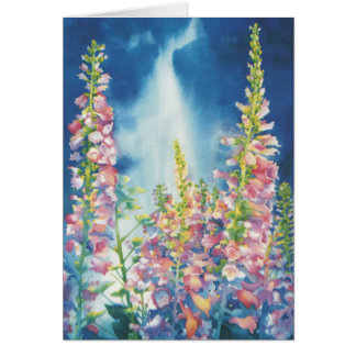 Cartão Chuva do verão