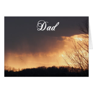 Cartão Chuva Sunset Noite