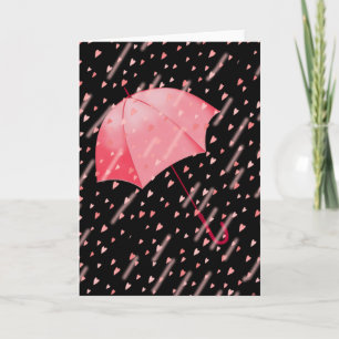 Cartão CHUVAS DE AMOR DE GUARDA-CHUVA por SHARON SHARPE