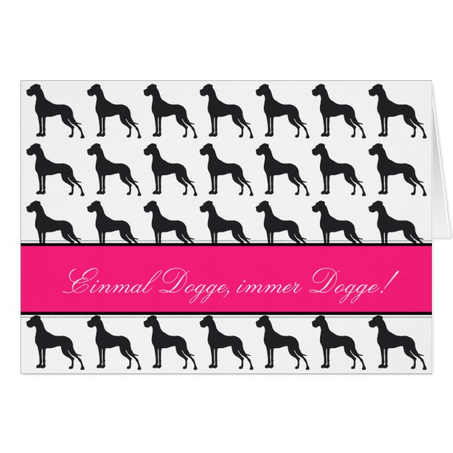 Cartão CI para criadores de Doggen (Frente horizontal)