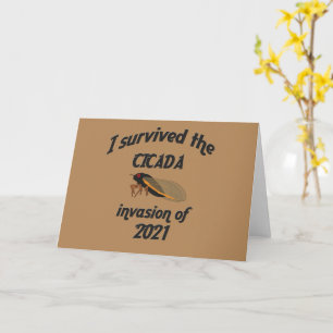 Cartão Cicada Invasão
