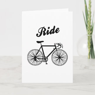 Cartão Ciclismo de bicicleta